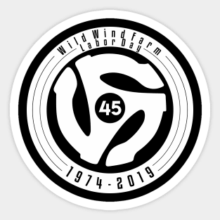 Labor Day 45th Anniversary Sticker